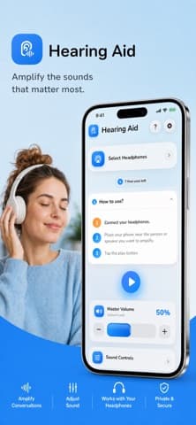 Hearing Aid · Sound Amplifier App Store screenshot 2