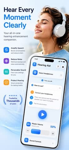Hearing Aid · Sound Amplifier App Store screenshot 1